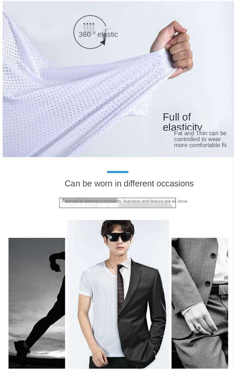 Men's Ice Mesh Breathable T-shirt