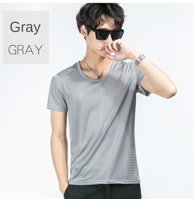 Men's Ice Mesh Breathable T-shirt