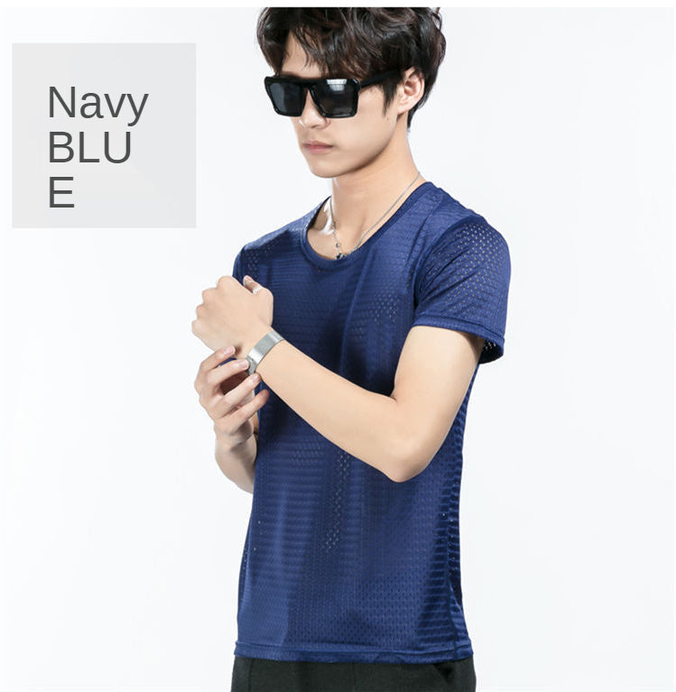 Men's Ice Mesh Breathable T-shirt