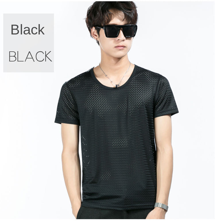 Men's Ice Mesh Breathable T-shirt