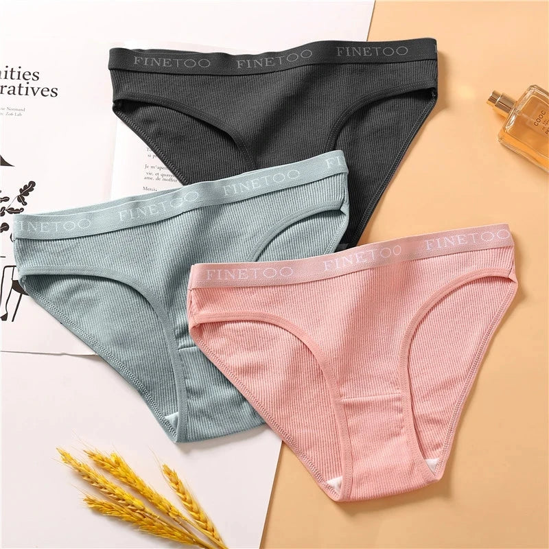 3Pcs Cotton Panties