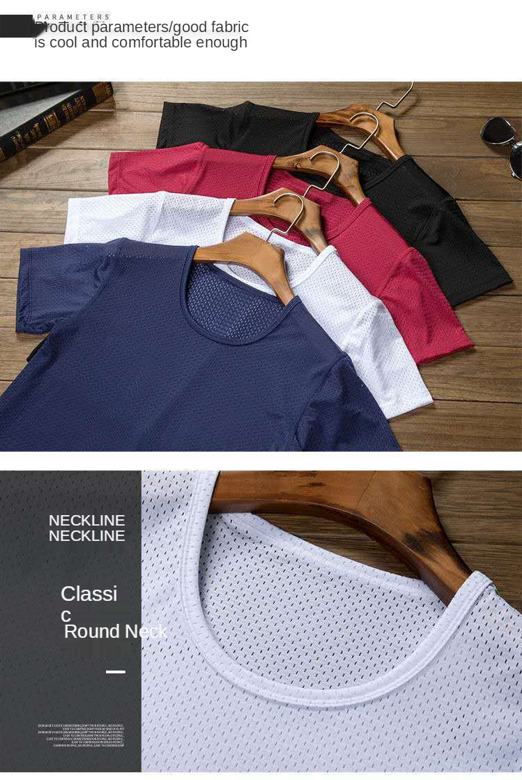 Men's Ice Mesh Breathable T-shirt