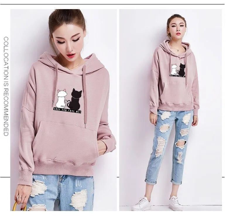 Streetwear Hoodies Women Sweatshirt
