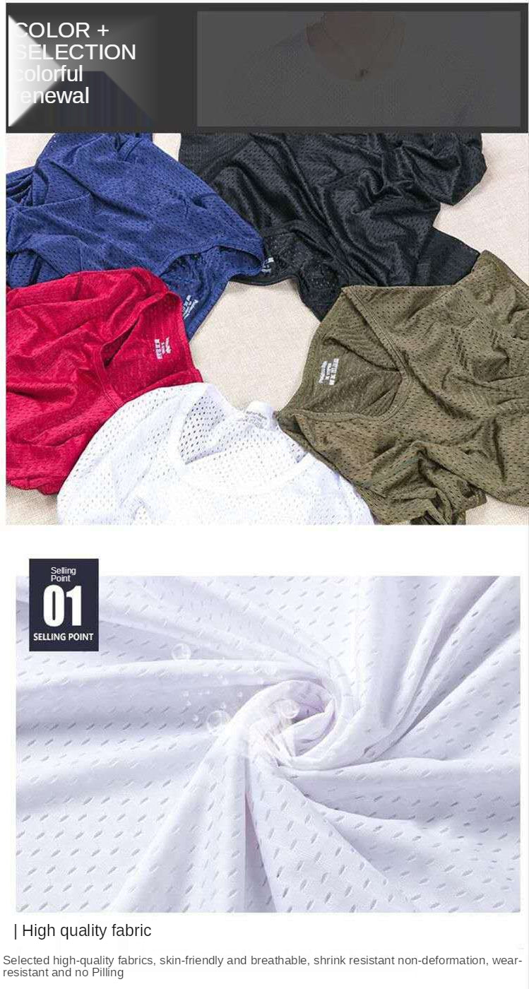 Men's Ice Mesh Breathable T-shirt