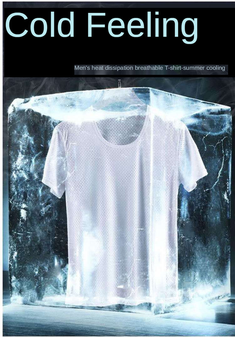 Men's Ice Mesh Breathable T-shirt