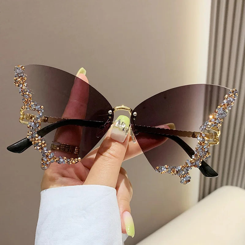 Diamond Butterfly Sunglasses