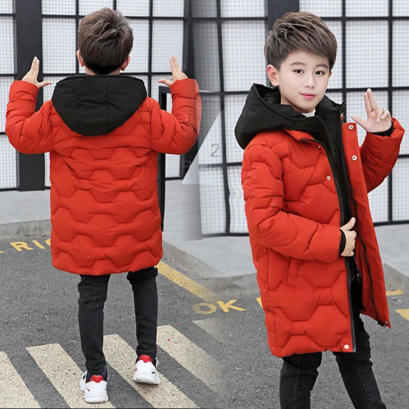 Boy's Hooded Winter Jacket