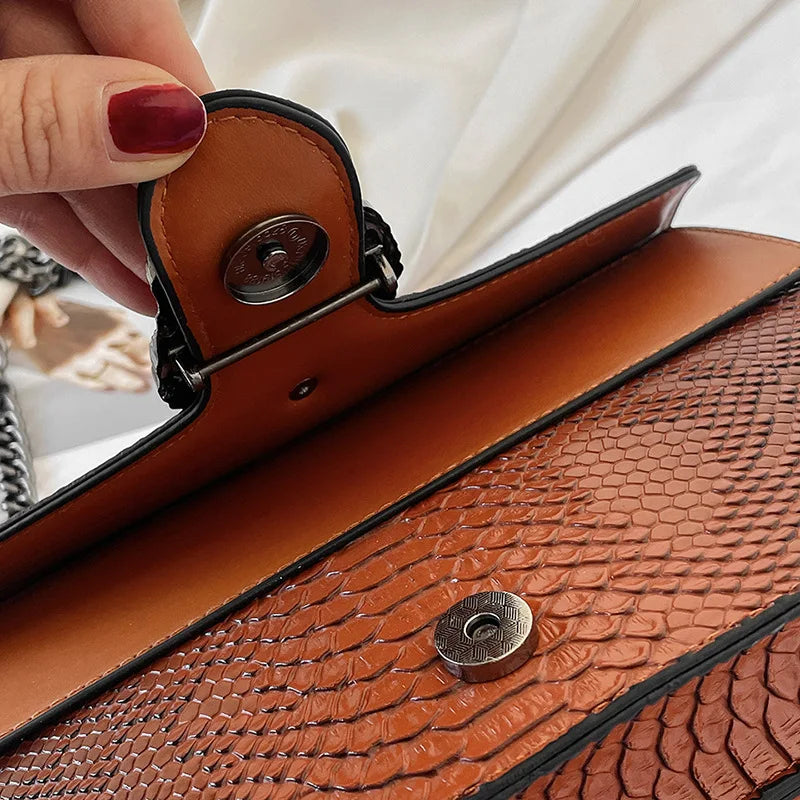 Vintage Chain Small Square Bag