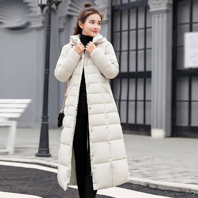 Women's Hooded Long Winter Coat