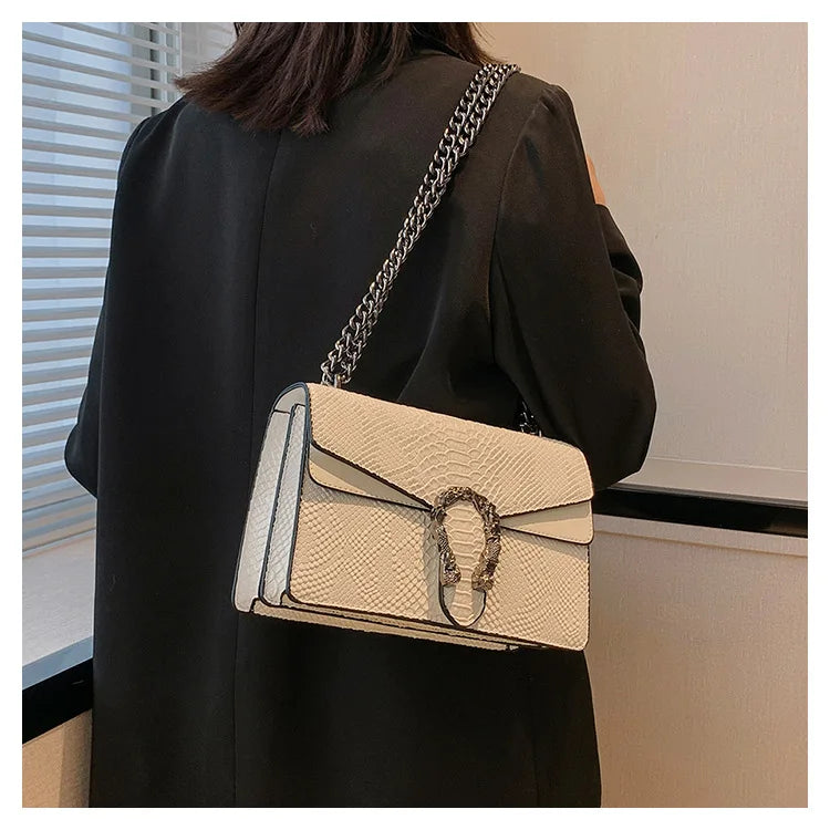 Vintage Chain Small Square Bag