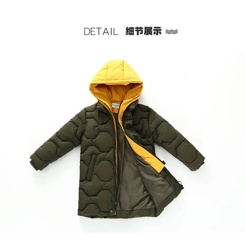 Boy's Hooded Winter Jacket