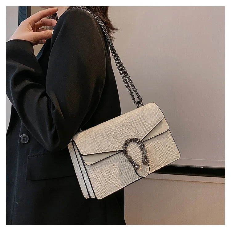 Vintage Chain Small Square Bag