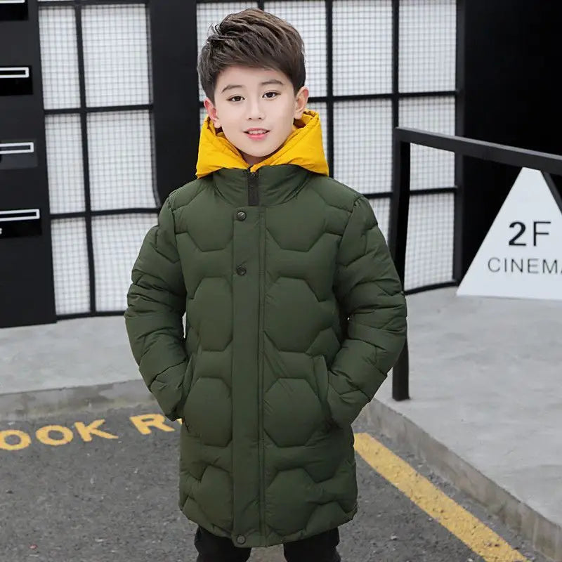 Boy's Hooded Winter Jacket