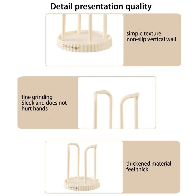 Disposable Cup Storage Holder Rack