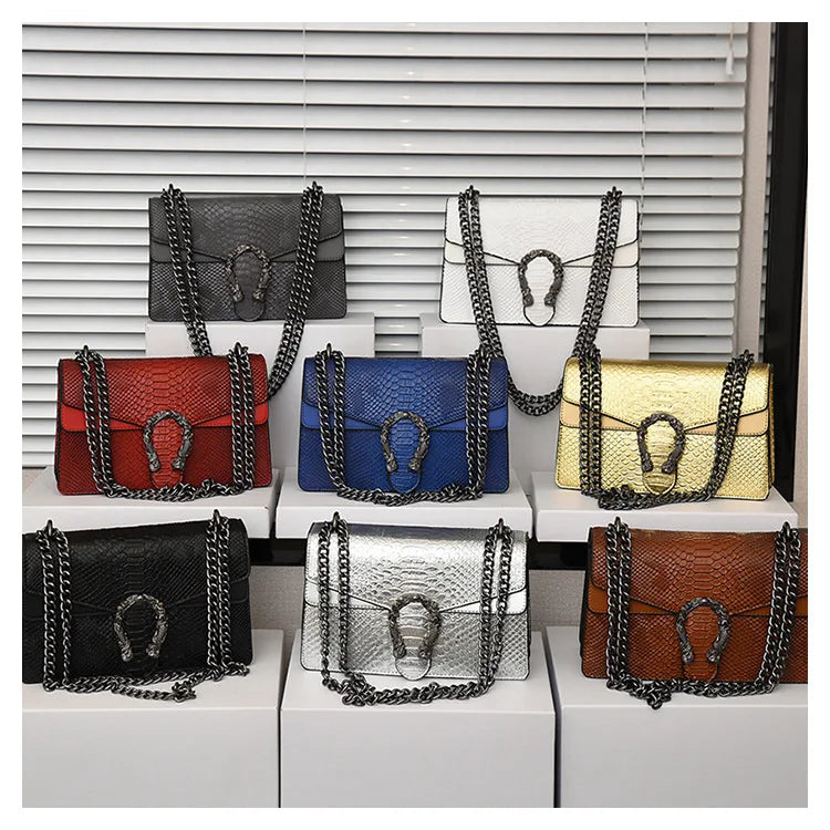 Vintage Chain Small Square Bag