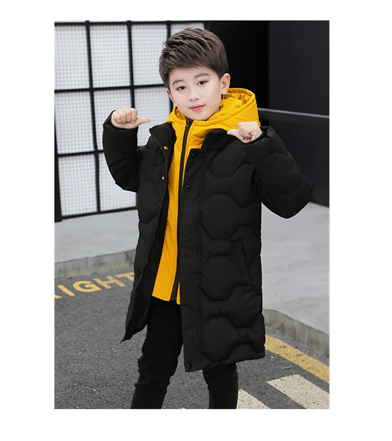 Boy's Hooded Winter Jacket