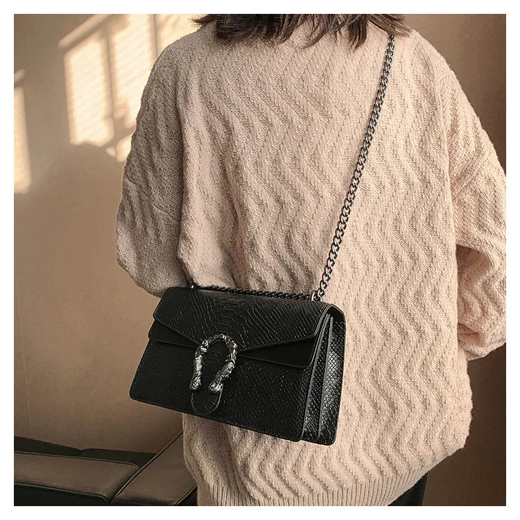 Vintage Chain Small Square Bag