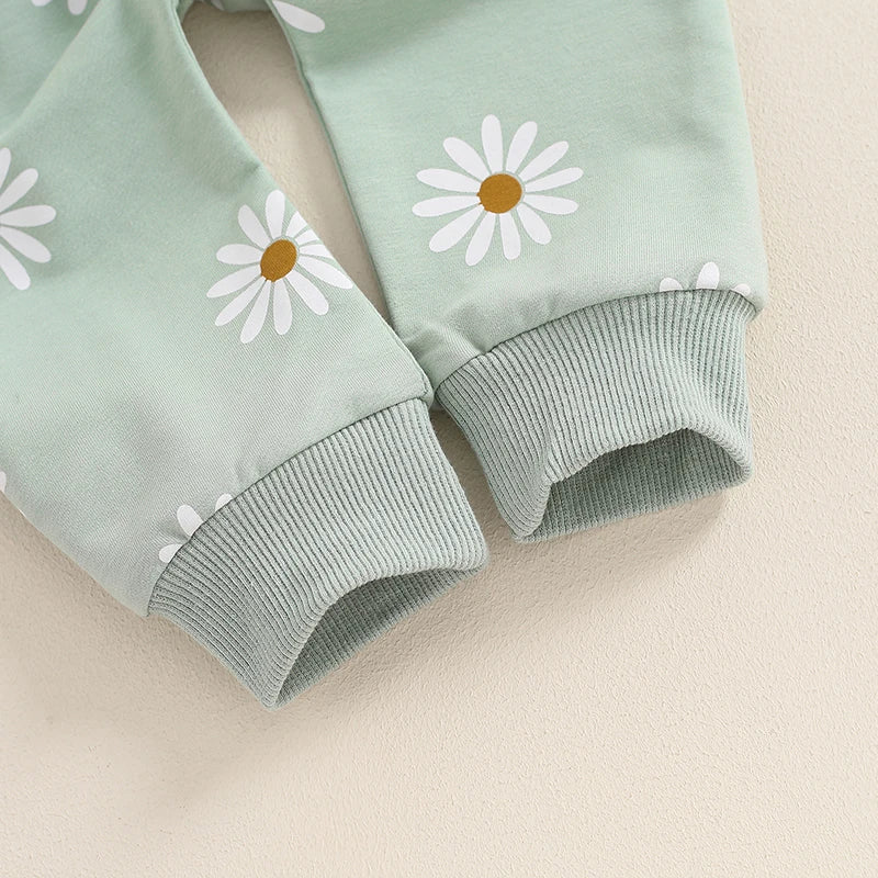 Girls Clothing Floral Print Long Sleeve Pullover