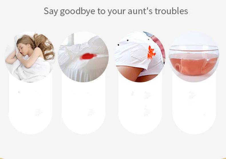 Women's Cotton High Waist Absorbent Panties