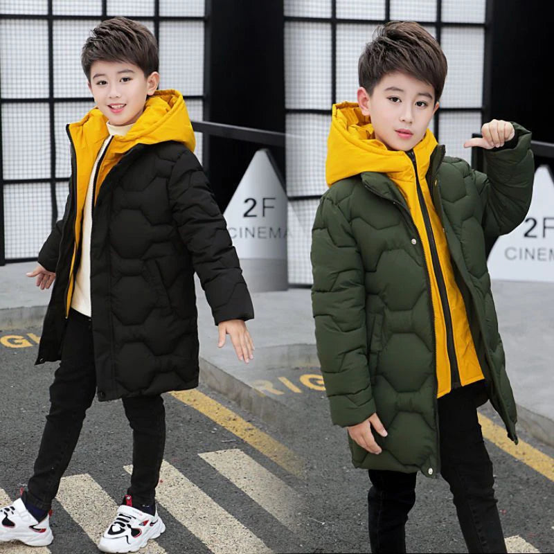 Boy's Hooded Winter Jacket