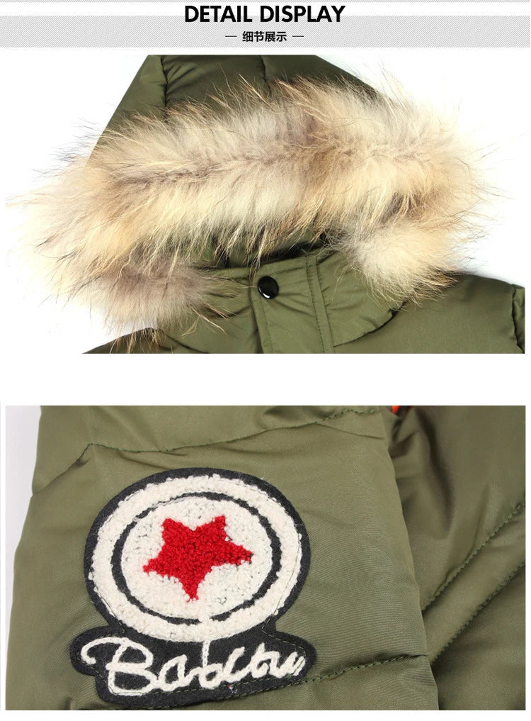Boy's Hooded Winter Jacket