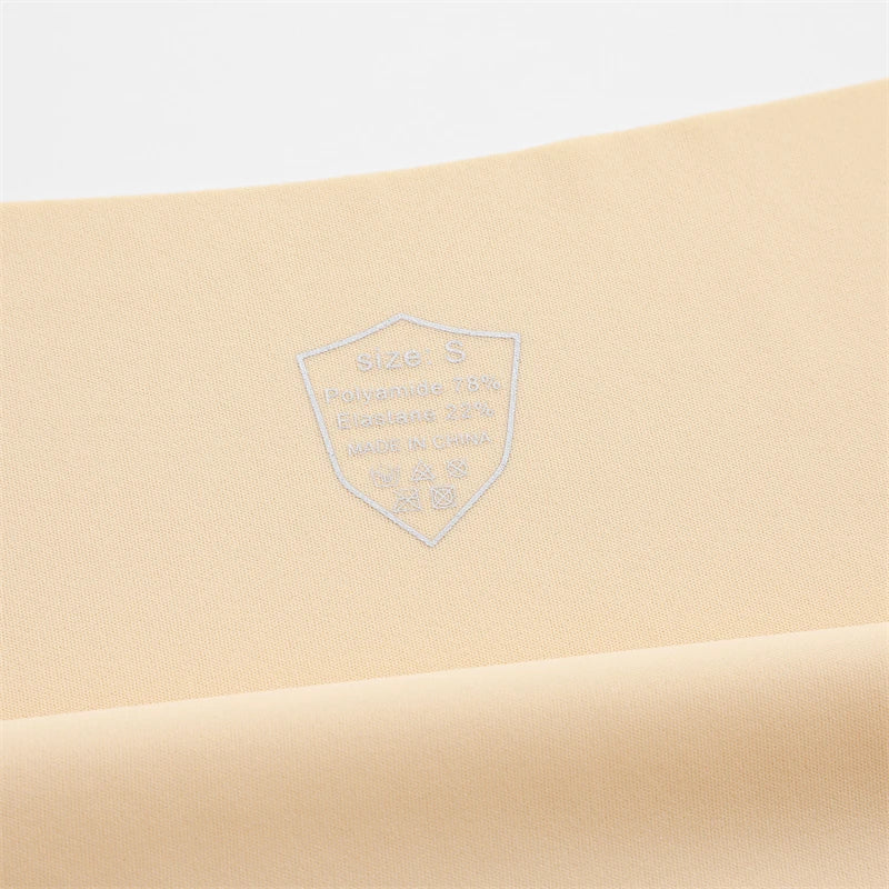 3Pcs Ultra-thin Seamless Silk Underwear