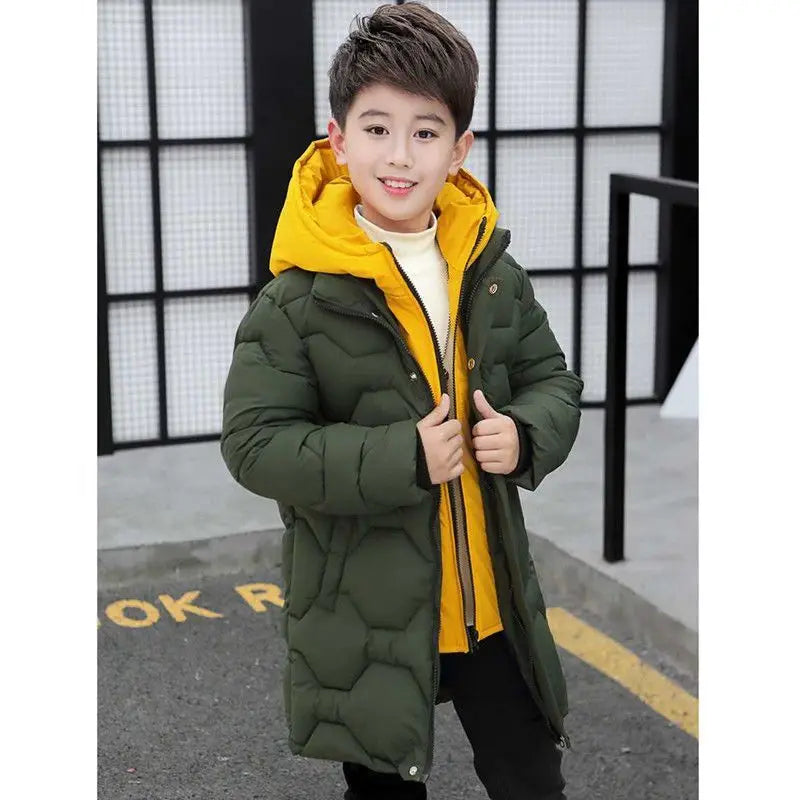 Boy's Hooded Winter Jacket