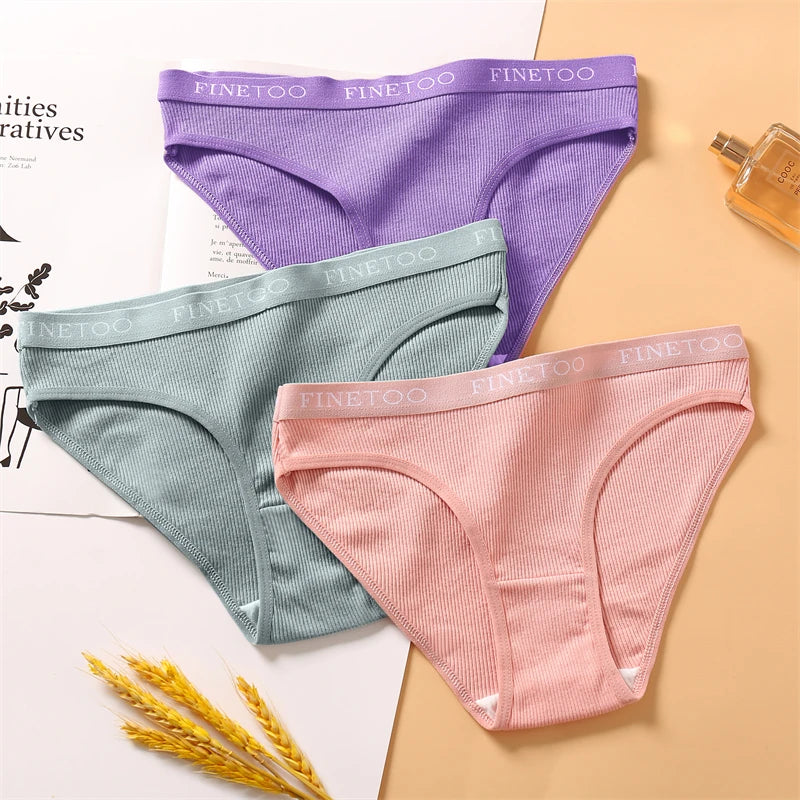 3Pcs Cotton Panties