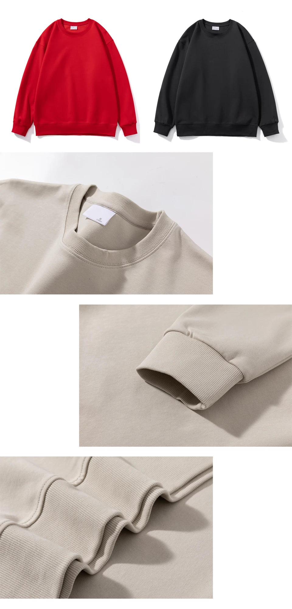 Women Simple Style Khaki Sweatshirt