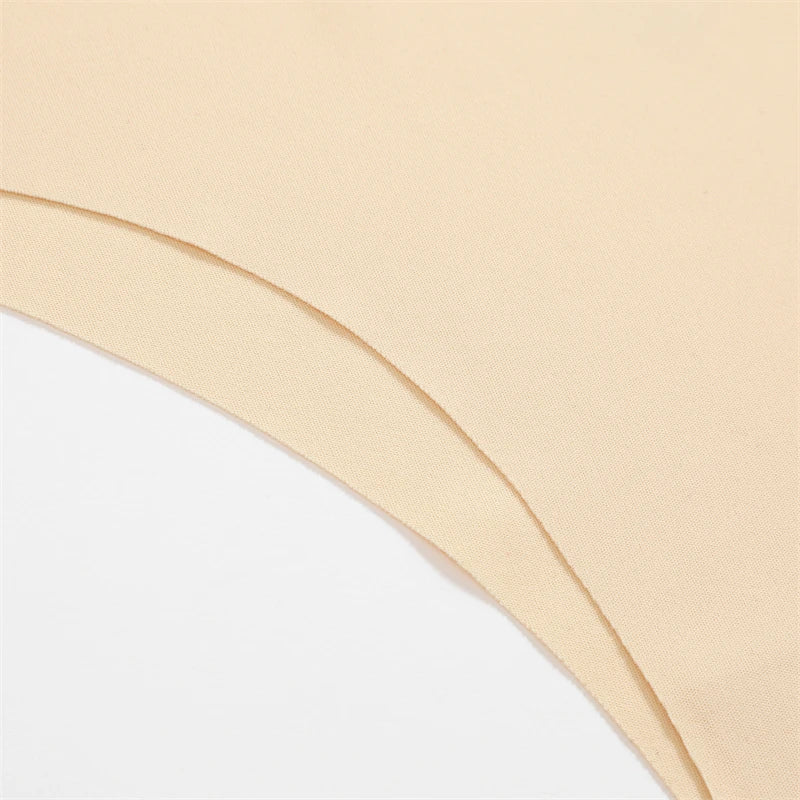 3Pcs Ultra-thin Seamless Silk Underwear