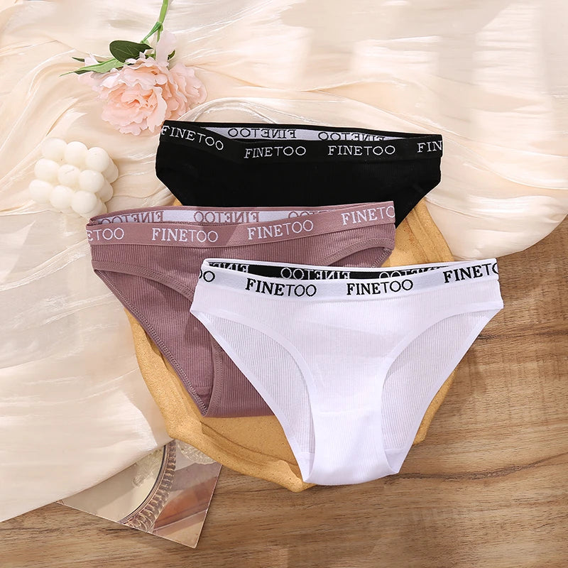 3Pcs Cotton Panties