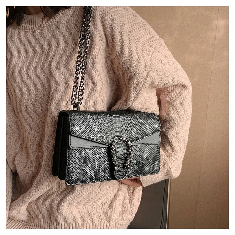 Vintage Chain Small Square Bag