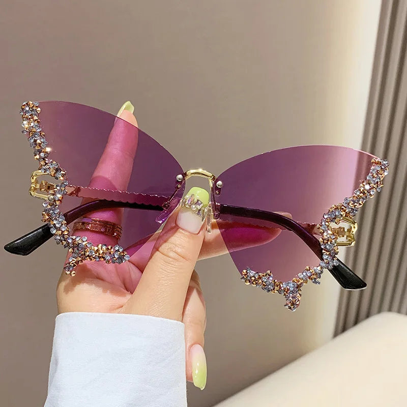 Diamond Butterfly Sunglasses