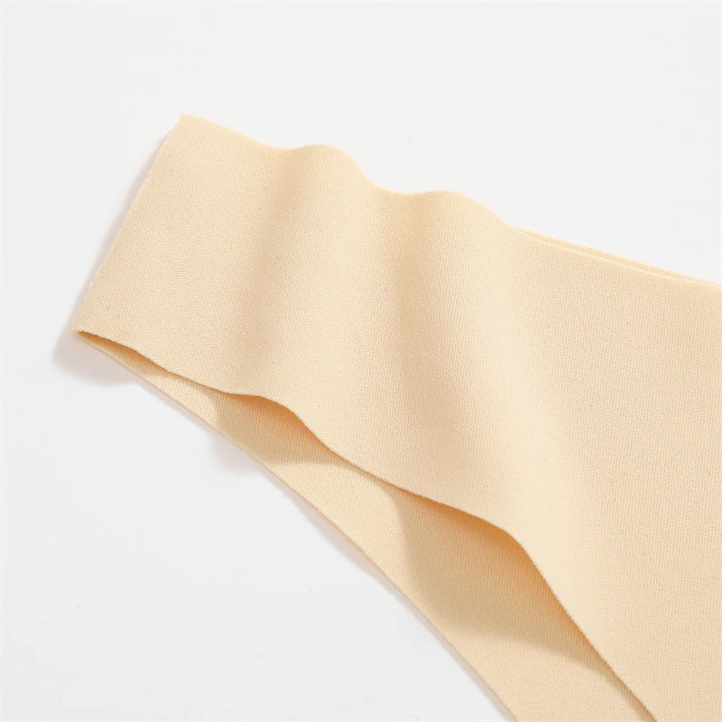 3Pcs Ultra-thin Seamless Silk Underwear