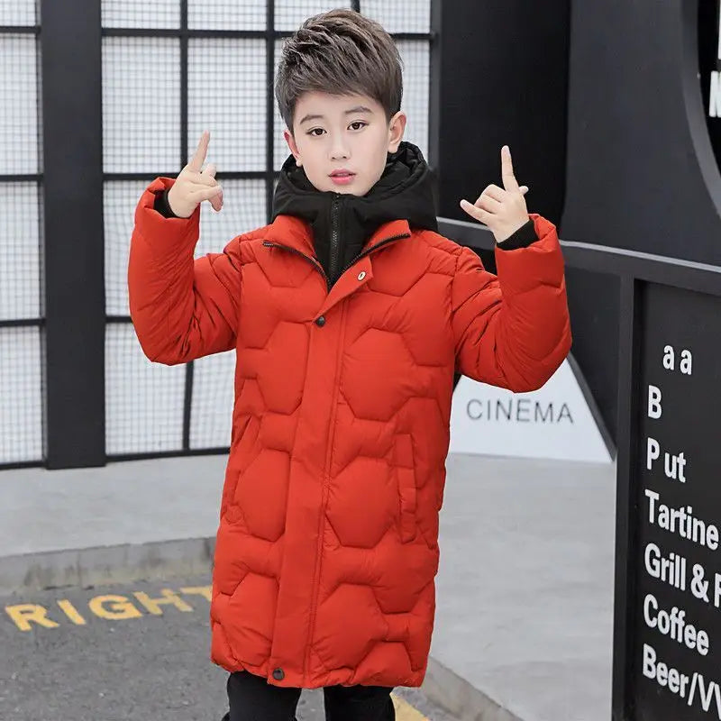 Boy's Hooded Winter Jacket