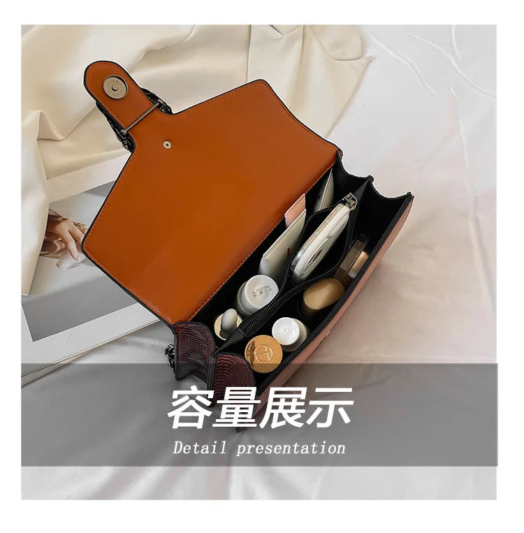 Vintage Chain Small Square Bag