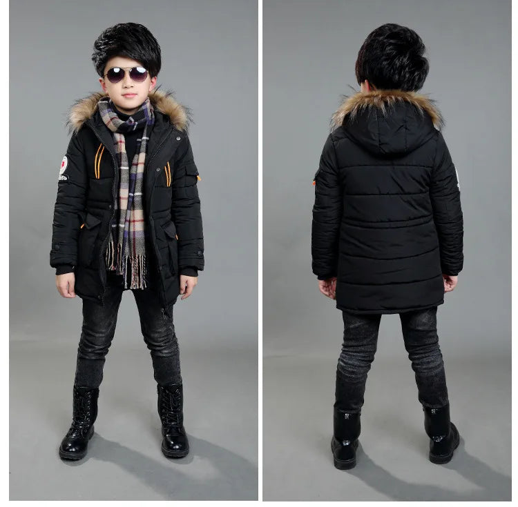 Boy's Hooded Winter Jacket