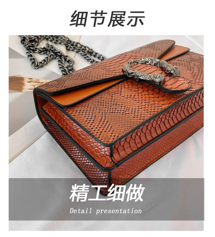 Vintage Chain Small Square Bag