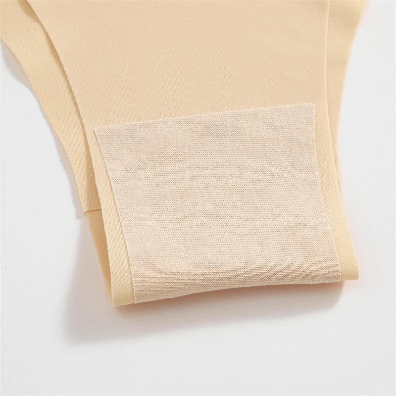 3Pcs Ultra-thin Seamless Silk Underwear