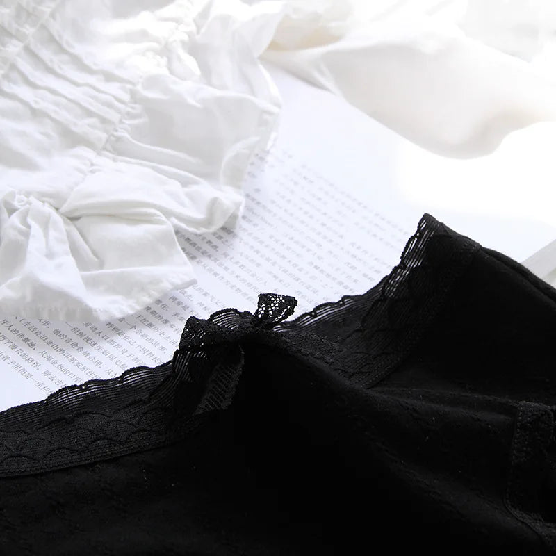 5 Pack Cotton Lace Briefs