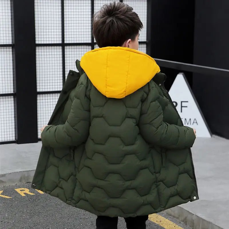 Boy's Hooded Winter Jacket