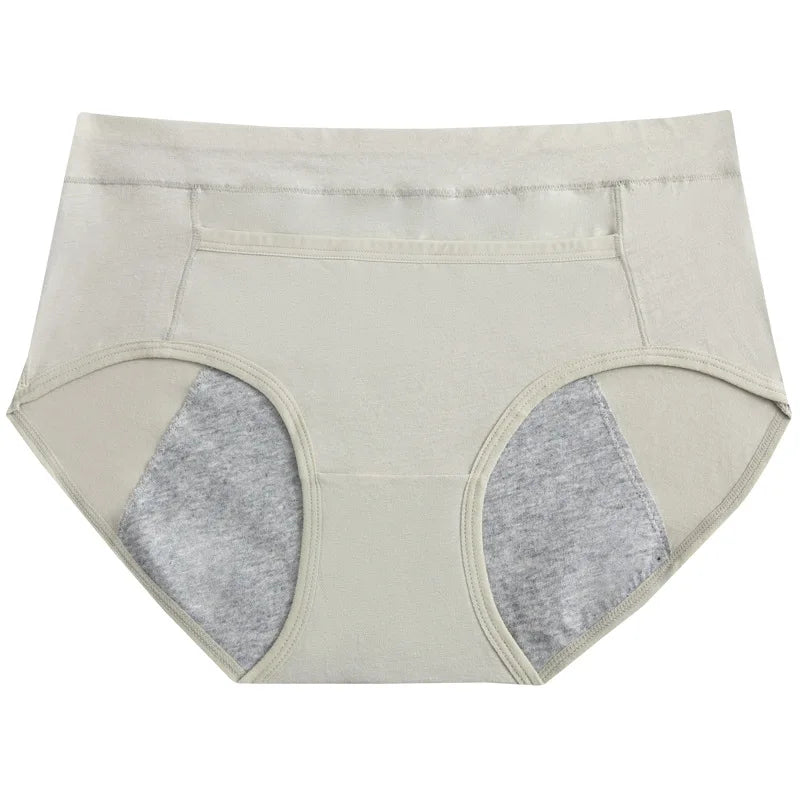 Women's Cotton High Waist Absorbent Panties