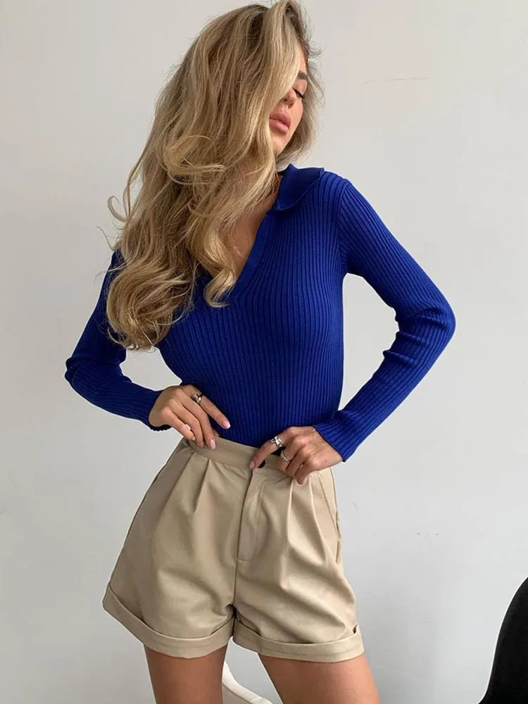 Women's Jumper Long Sleeve Top Knit Pullovers