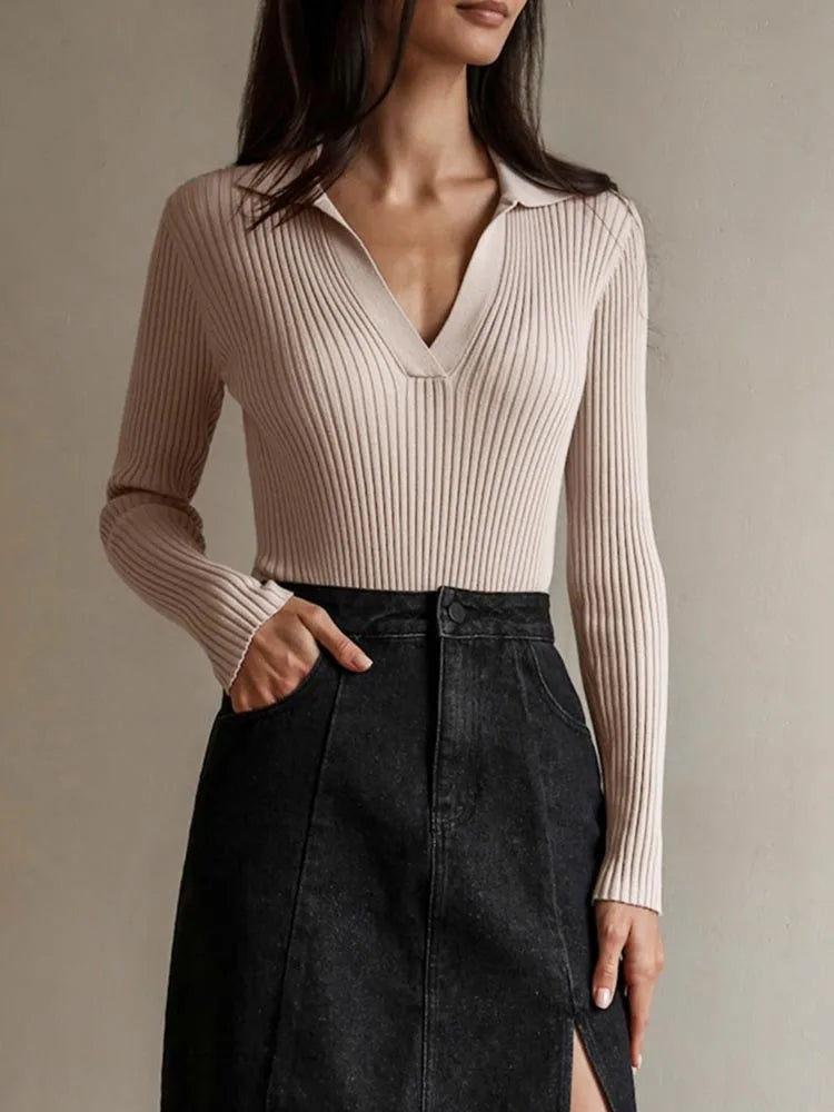 Women's Jumper Long Sleeve Top Knit Pullovers