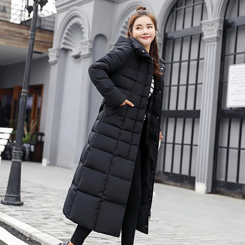 Women's Hooded Long Winter Coat