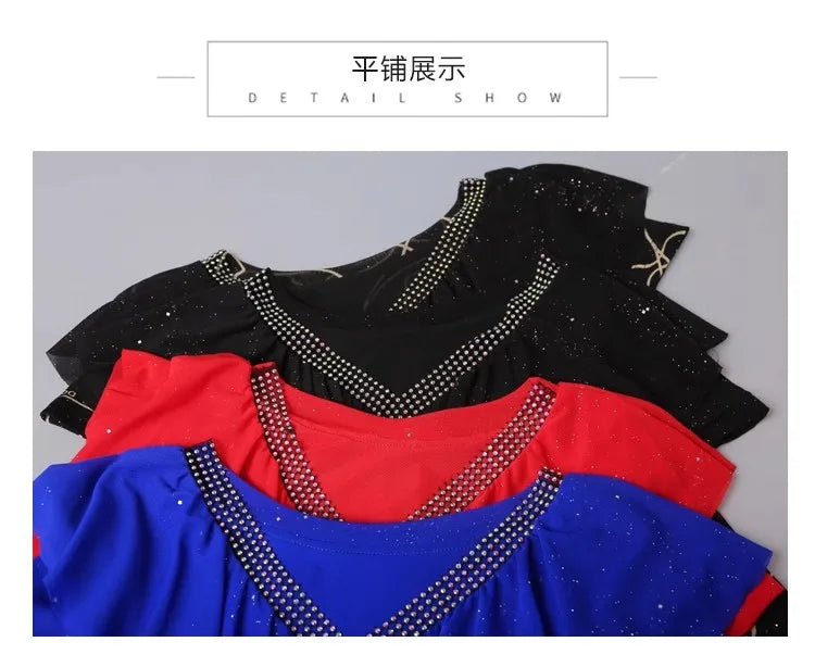 Women's T-Shirt Chic Luxury  Mesh Tops