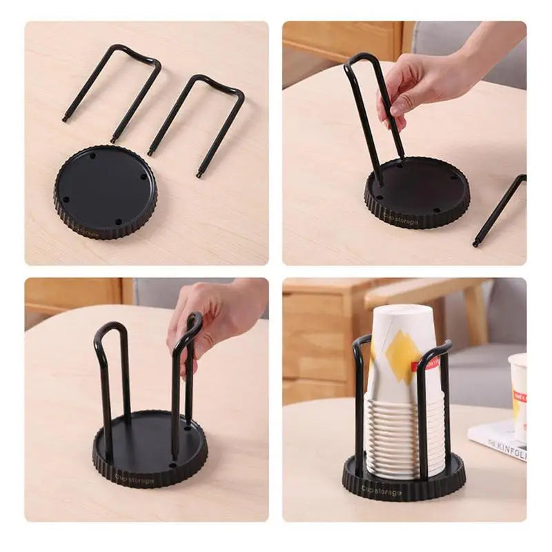 Disposable Cup Storage Holder Rack