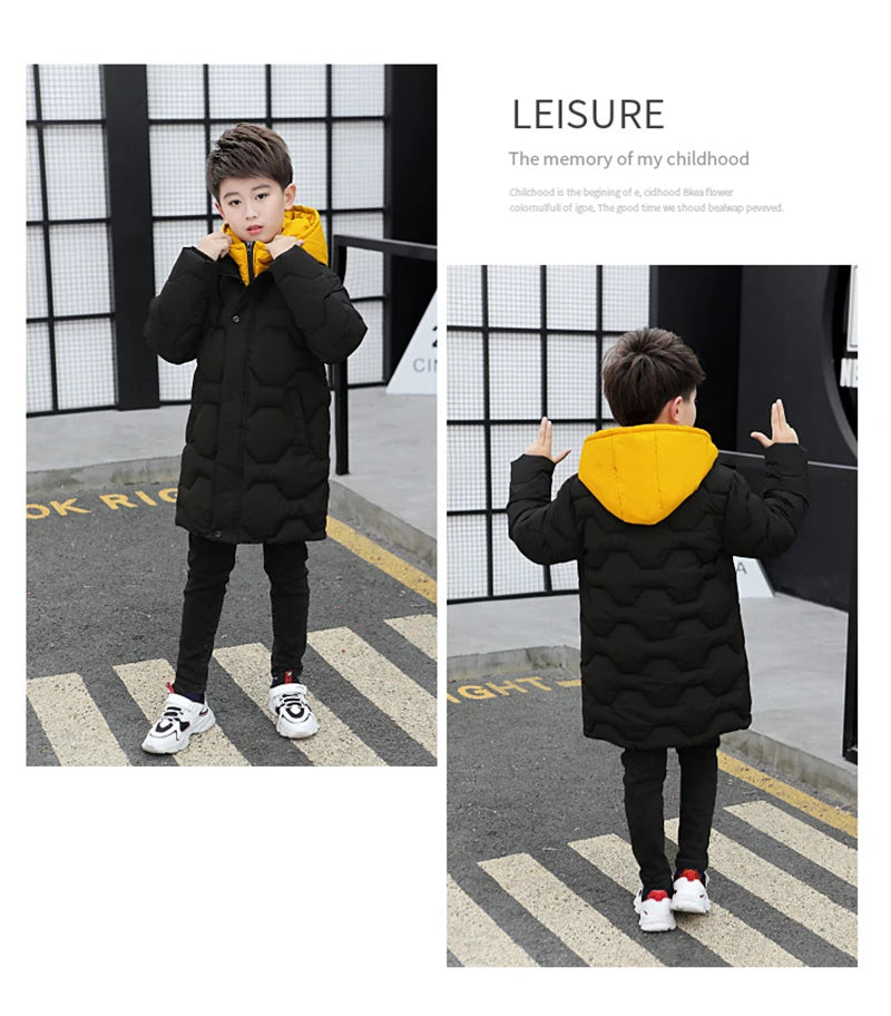 Boy's Hooded Winter Jacket