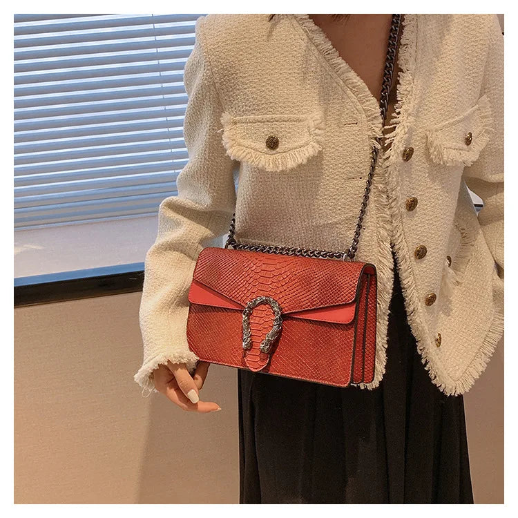 Vintage Chain Small Square Bag