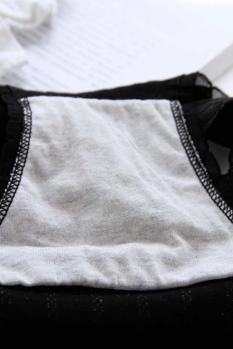 5 Pack Cotton Lace Briefs